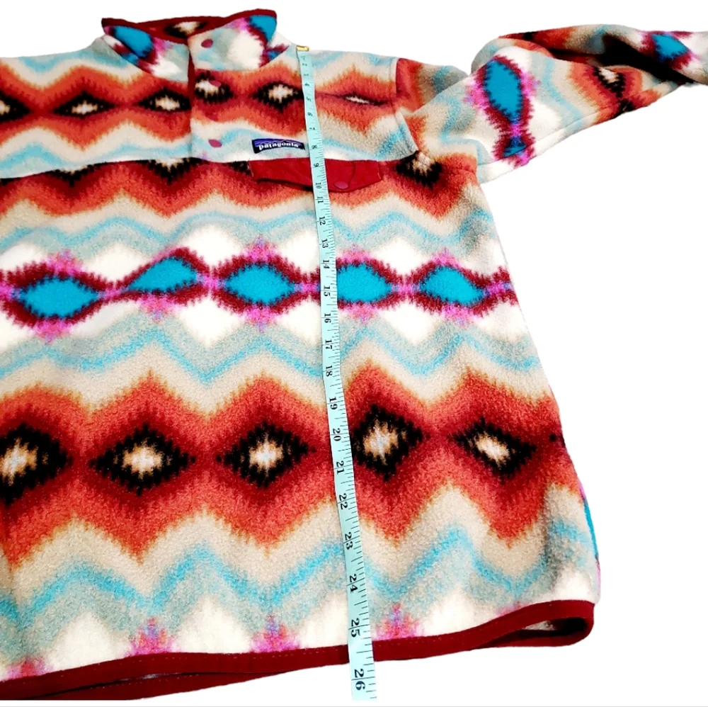 Patagonia Synchilla Snap-T Fleece Pullover in Timber Twist size S - Picture 11 of 15